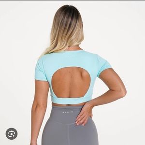 Nvgtn open back tee